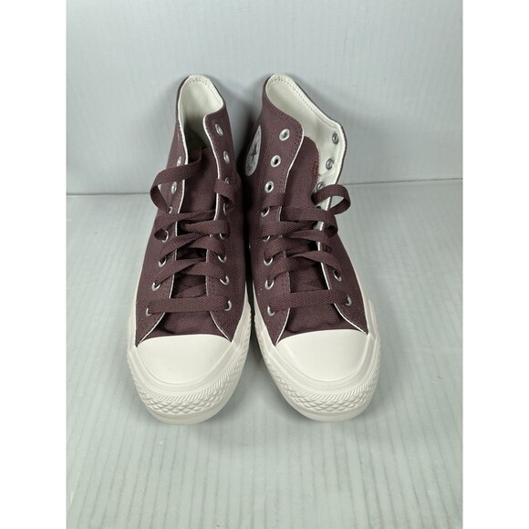 Size 10 Converse Chuck Taylor All Star HI Top Heavy Canvas Red Cedar A10510C - Picture 3 of 9